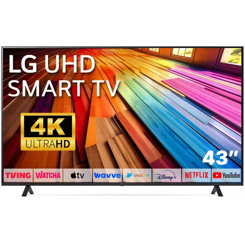 LG전자 43인치 TV UHD 스마트 4K LED TV 43UT8000 LED 미러링 넷플릭스 유튜브, 방문설치, 스탠드형, 43UT8000, 43인치