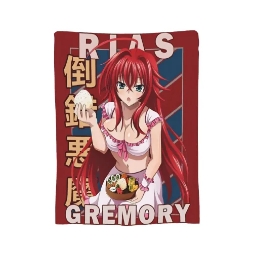 리아스 그레모리 빈티지 하이스쿨 DxD 담요 신기한 통기성 소파 커버 겨울용