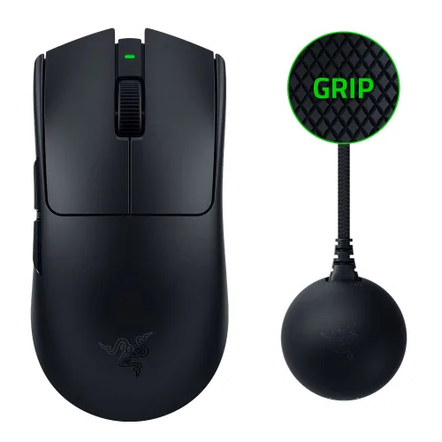 레이저 바이퍼 V4 프로 Viper V4 Pro 무선 게이밍 마우스 + 동글이 + 그립 + 스왑 세트, 블랙, 바이퍼 V4 Pro + 스왑세트