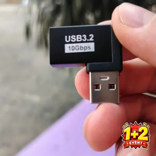 [1+2] 90도 USB 30 남성 여성 직각 확장 어댑터 상향 팔꿈치 0Gbps 노트북 PC 커넥터 Converte side bend