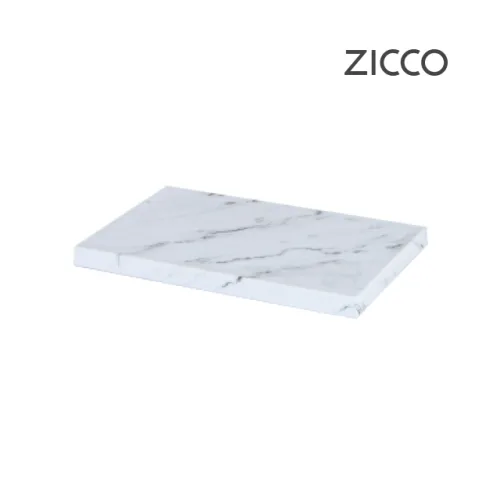 ZICCO 지코 멜라민 화이트 마블 느낌 플레이팅 트레이 스탠드 초밥 스시 홈 카페 베이커리 진열 치즈보드 식기