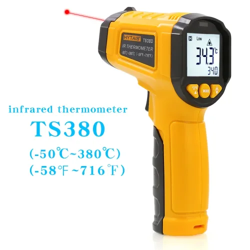 TS380 적외선 비접촉식 HYTAIS 온도 휴대용 산업용 고정밀 전자 온도 측정기 TS600