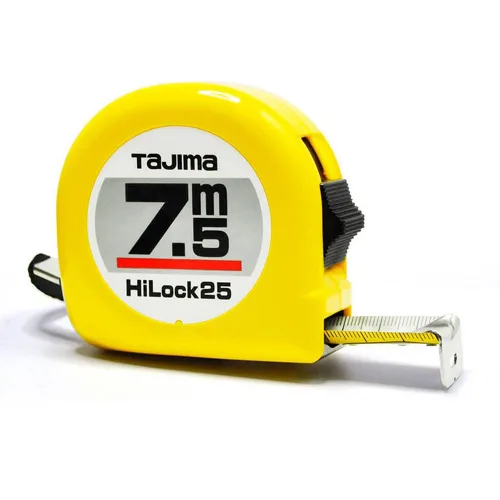 타지마 자동잠금 양면눈금 7.5M  HiLock-25  L25-75  원터치 측정줄자