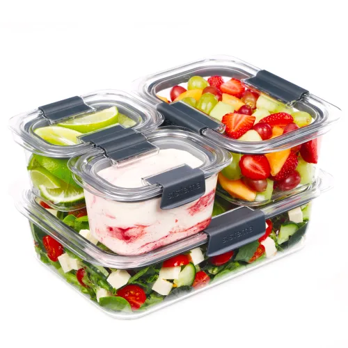 Sistema 브릴리언스 트라이탄 밀폐용기, 1세트, 380ml(2P) + 920ml(1P) + 2L(1P)