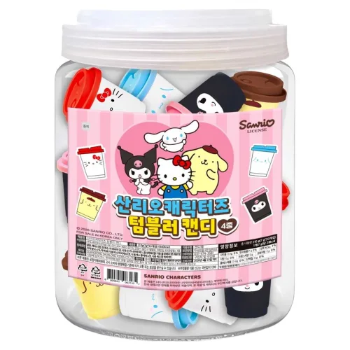 산리오 캐릭터즈 텀블러 캔디 30p, 1개, 210g