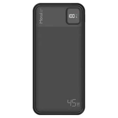 모루이 45W PPS 초고속충전2.0 대용량 보조배터리 20000mAh, MT-45, 블랙