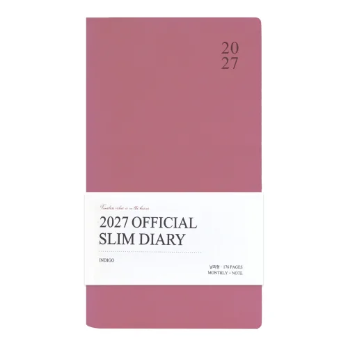 2027 오피셜 슬림 먼슬리 업무용 다이어리