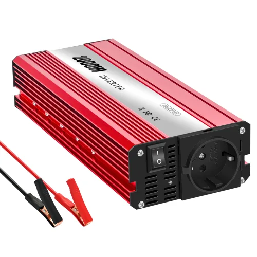 KALIOFUN LCD 디스플레이 인버터 220V 60Hz KC 인증 캠핑 차박 비상전원 추천, 1개