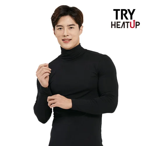 트라이 남자 목폴라 히트텍폴라 이너티 발열 겨울내의 히트업플러스