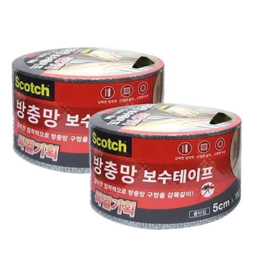 3M 스카치브라이트 방충망 보수테이프 롤타입
