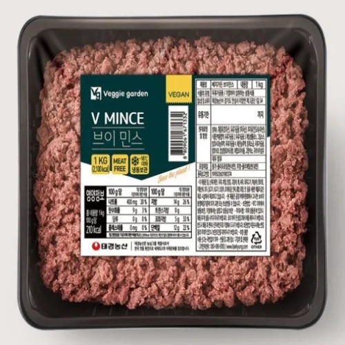 베지가든 브이민스 1kg 비건 고기 식물성 대체육, 1kg, 1개