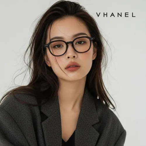 바넬 블루라이트차단 가벼운 패션 사각 남녀공용 뿔테 케이스 포함 4컬러