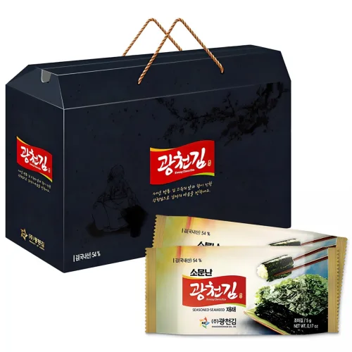 광천김 소문난 도시락김 30봉, 1세트