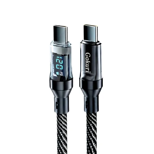 고쿠리 디스플레이 120W PD 고속충전 케이블 C to C타입 2M