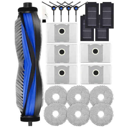 에코백스 디봇 T50 PRO OMNI / T50 OMNI 로봇청소기 교체부품 21종 세트 (메인브러시 사이드브러시 물걸레패드 헤파필터 먼지봉투), 21세트, ECOT50-SET21