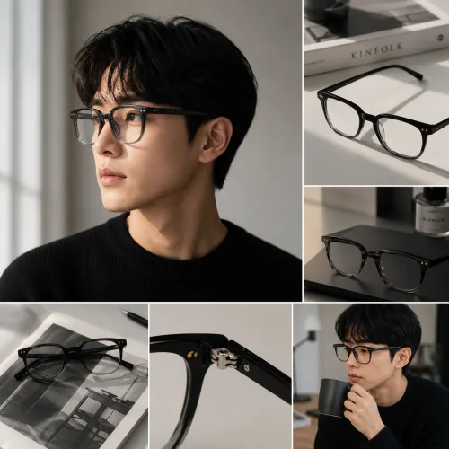 더커브 모던 스퀘어 블루라이트 차단 안경 4종