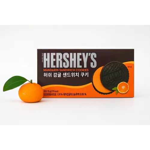 [10개묶음] 허쉬 감귤 샌드위치 쿠키 제주특산품 제주도