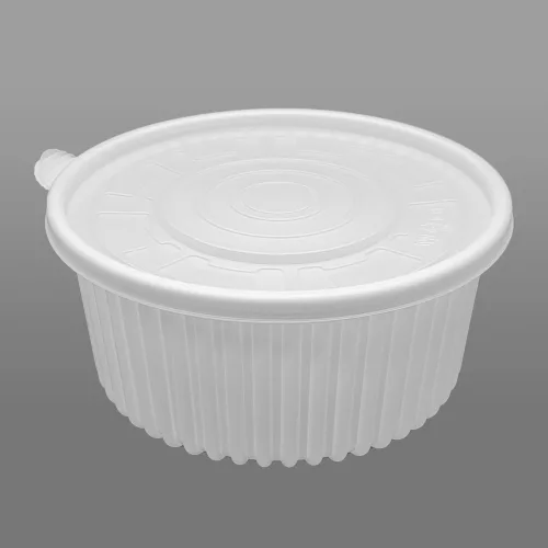 탕용기 중 225x105 2500ml 뚜껑+용기 백색 200개 세트, 1박스, 200개
