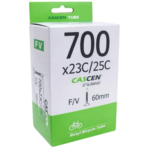 카센 700 x 23-25c 프레스타 밸브길이 FV 60mm 자전거튜브, 1개
