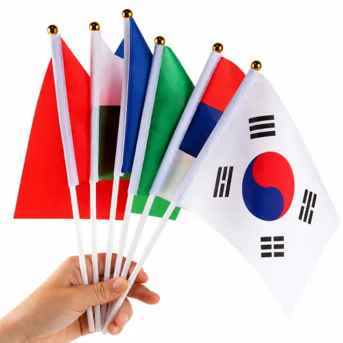 행사용 세계 국가 미니 국기 태극기 성조기 응원국기 전시 행사 응원 학교 운동회 장식용 깃발, 1개, 독일