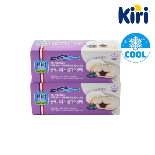 끼리 크림치즈 찰떡 60g 블루베리 6입 2BOX, 360g, 2박스