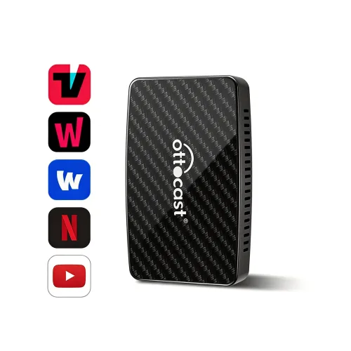 오토캐스트 Play2Video Pro 무선 안드로이드 오토 앤 애플 카플레이 올인원 어댑터 유튜브 넷플릭스 가능, Play2Video Pro