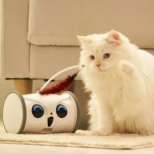 스카이미 반려동물 레프리카 스마트코지 RC 케어 간식로봇, AI-C20, 화이트, 1개