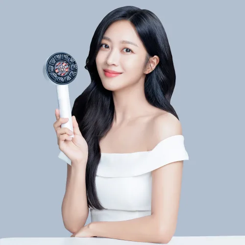 바디앤 EMS 헤어부스터 두피 마사지기, 그레이