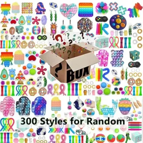 5-50개 랜덤 피젯 토이 미스터리 선물 팩 서프라이즈 박스 300가지 종류의 세트 성인 스트레스 해소 장난감