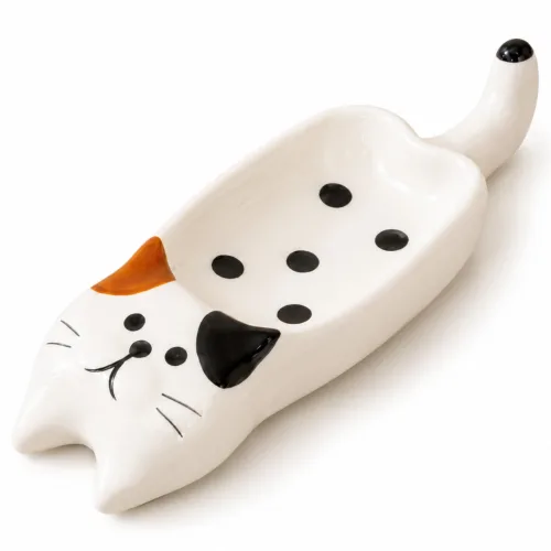 미니 고양이 트레이, 1개, 긴 삼색이