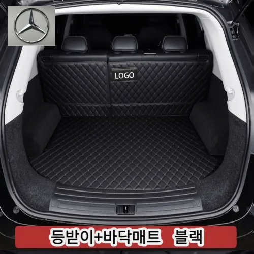 럭키카 벤츠 트렁크매트 카매트 방수매트 풀커버매트 차박매트 6D매트 C클래스 E클래스 S클래스 GLC GLE GLS, 블랙, 벤츠 EQB