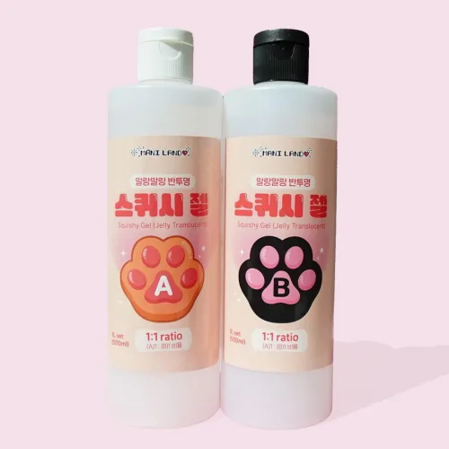 마니랜드 대용량 스퀴시 젤 1L / 공예용 말랑이 실리콘겔 슬라임 만들기 DIY 스퀴시젤, /, 1개