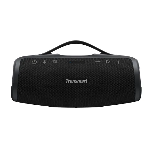 Tronsmart Mirtune S100 휴대용 블루투스 스피커 50W 20시간 IPX7방수 TWS페어링 커스텀EQ 캠핑용, 블랙, S100