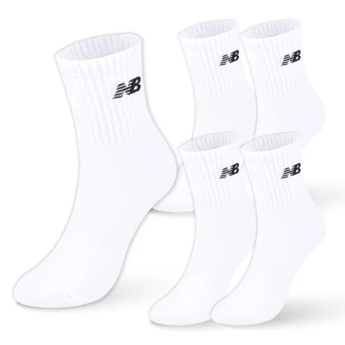 뉴발란스 스탠다드 중목 양말 5팩 NBDSDMDL