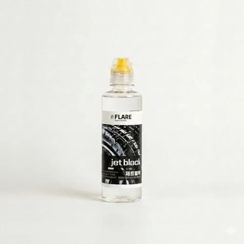 플레어 제트블랙 타이어트림 피니시, 1개, 300ml