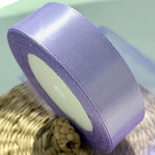 상일상회 선물 포장 리본 새틴 끈 25mm, 딥퍼플