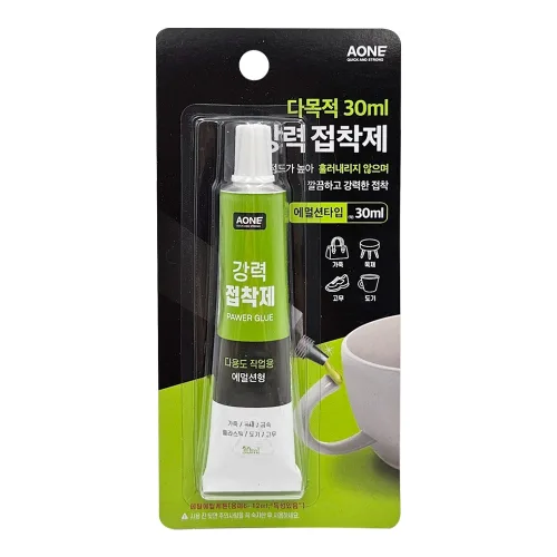 다목적 젤타입 다용도 강력접착제 30ml 신발 고무 금속 목재 유리 레자 섬유 도자기 본드, 5개