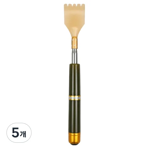 앞날창창 길이조절 등긁개 효자손, 진그린, 5개