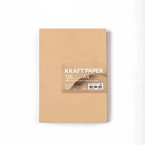 PaperPhant 도톰한(120g) 내추럴 브라운 크라프트지(Kraft Paper), 1팩