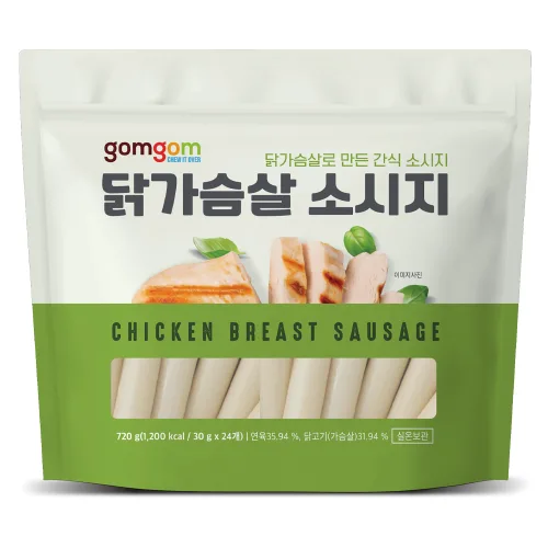 곰곰 닭가슴살 소시지, 30g, 24개