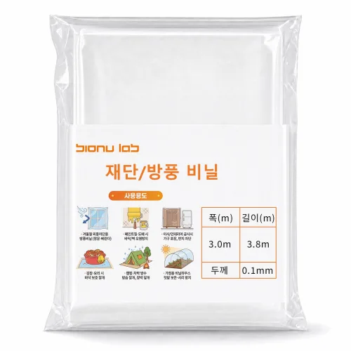 비오누랩 두꺼운 대형 방풍 김장 캠핑 재단비닐 장박용 시트비닐, 1개, 300cm x 380cm