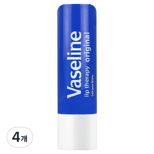 바세린 립테라피 스틱 4.8 g, 오리지널, 4.8g, 4개