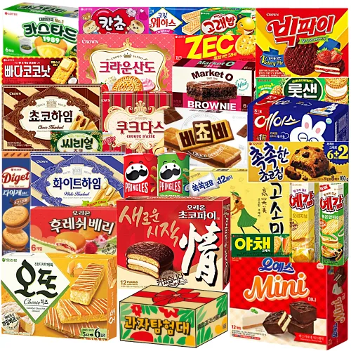 사무실간식 대용량 종합선물 과자세트, 1세트, 대용량28종세트