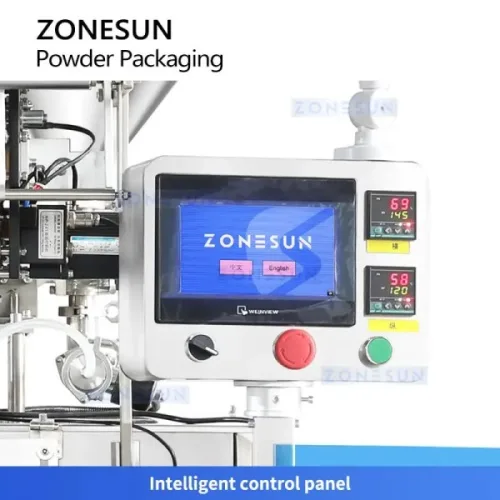 ZONESUN ZS-FS100L 자동 소형 사쉐 분말 포장기 파우치 장비
