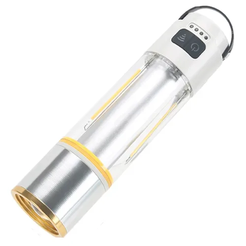 디제이디 WhiteLaser LED 충전식 멀티 야외 캠핑 랜턴 손전등 후레쉬 YES666, 단일 색상, 1개