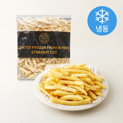 [로켓프레시] 준메이 보스가오 코티드 감자튀김 스트레이트컷 (냉동), 2kg, 1개