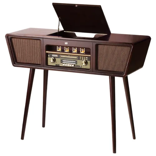 아이이피 i9100V 진공관 엔틱오디오 턴테이블 블루투스 CD 카세트테이프