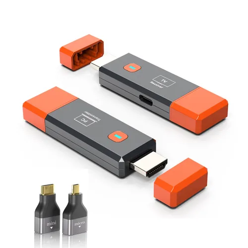 무선 HDMI 송신기와 수신기 50M 1080P 휴대용 무선 HDMI 연장기, 1개, GT-HDWL-50