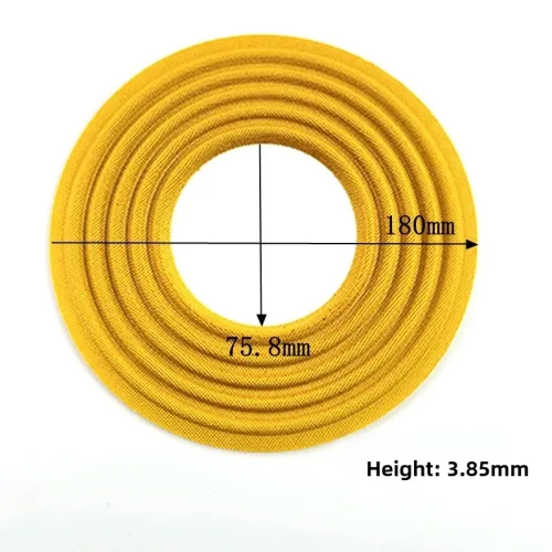 2개 170-190mm 베이스 엘라스틱 웨이브 라우드스피커 서브우퍼 수리용 스파이더 가스켓 코일용