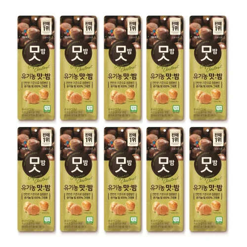 맛밤 유기농, 42g, 13개